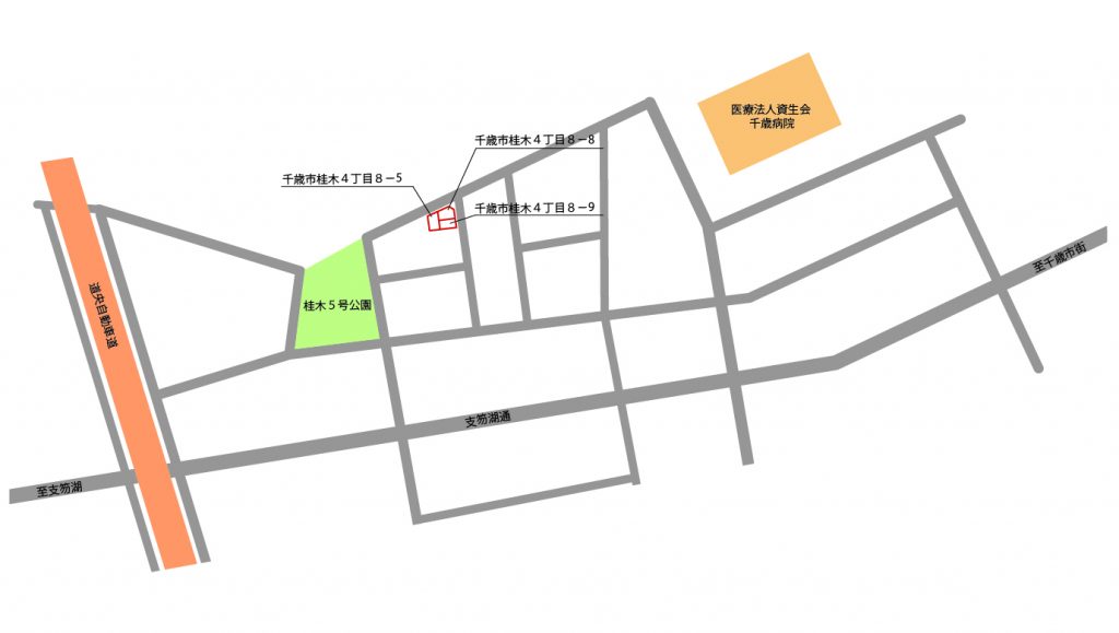 千歳市桂木4丁目8番地9(70.22坪)