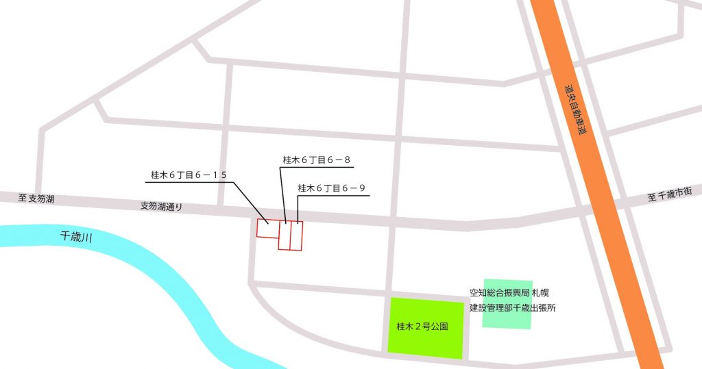 千歳市桂木6丁目6-9(64.09坪)