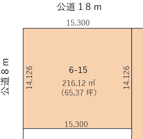 千歳市桂木6丁目6-15(65.37坪)