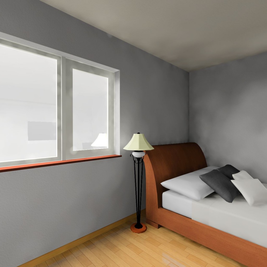 ２ｆベッドルーム　床は明るい色