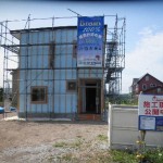 付加断熱工事中