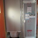 ユニットバス設置工事中