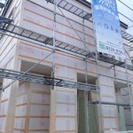 付加断熱工事中