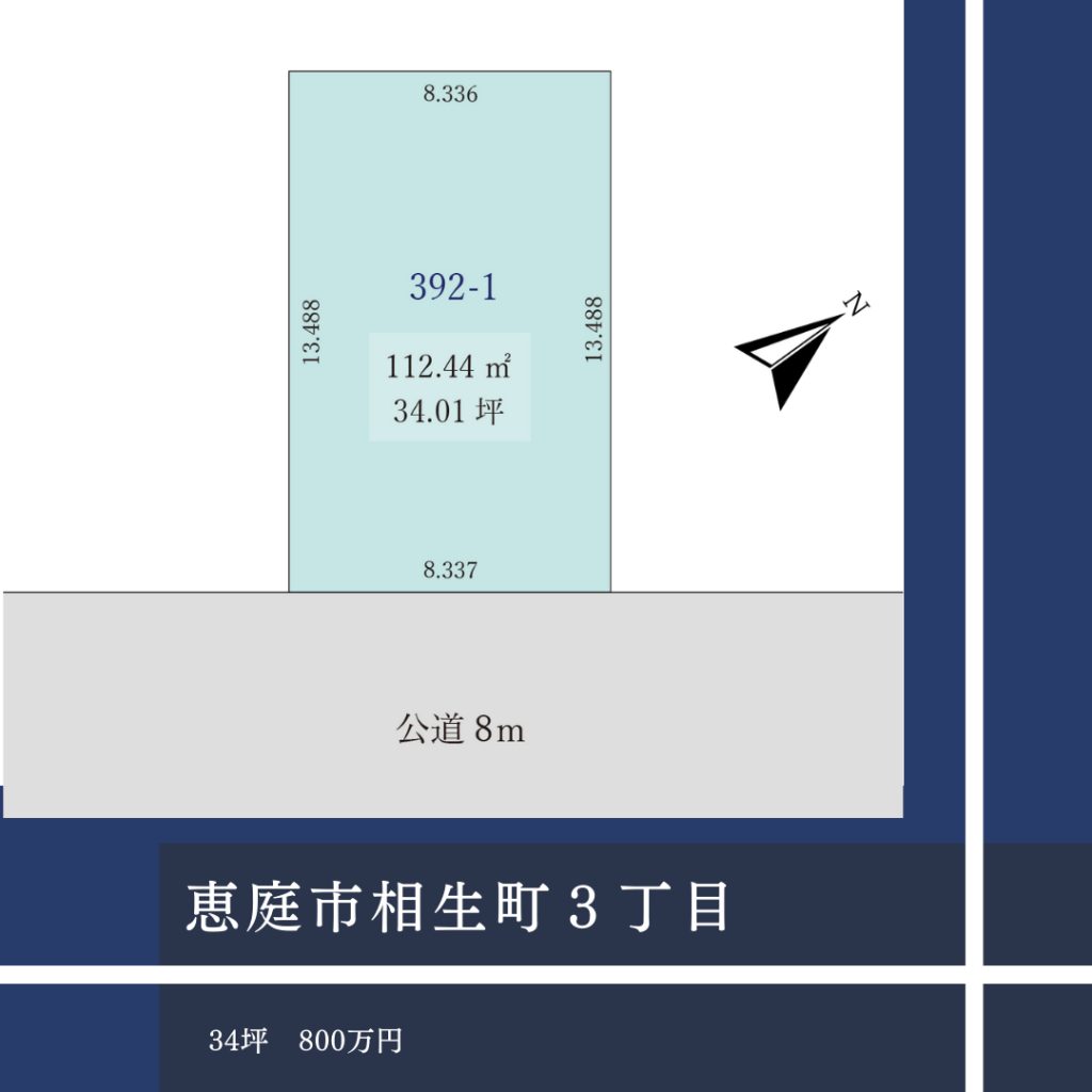 恵庭市相生町3丁目