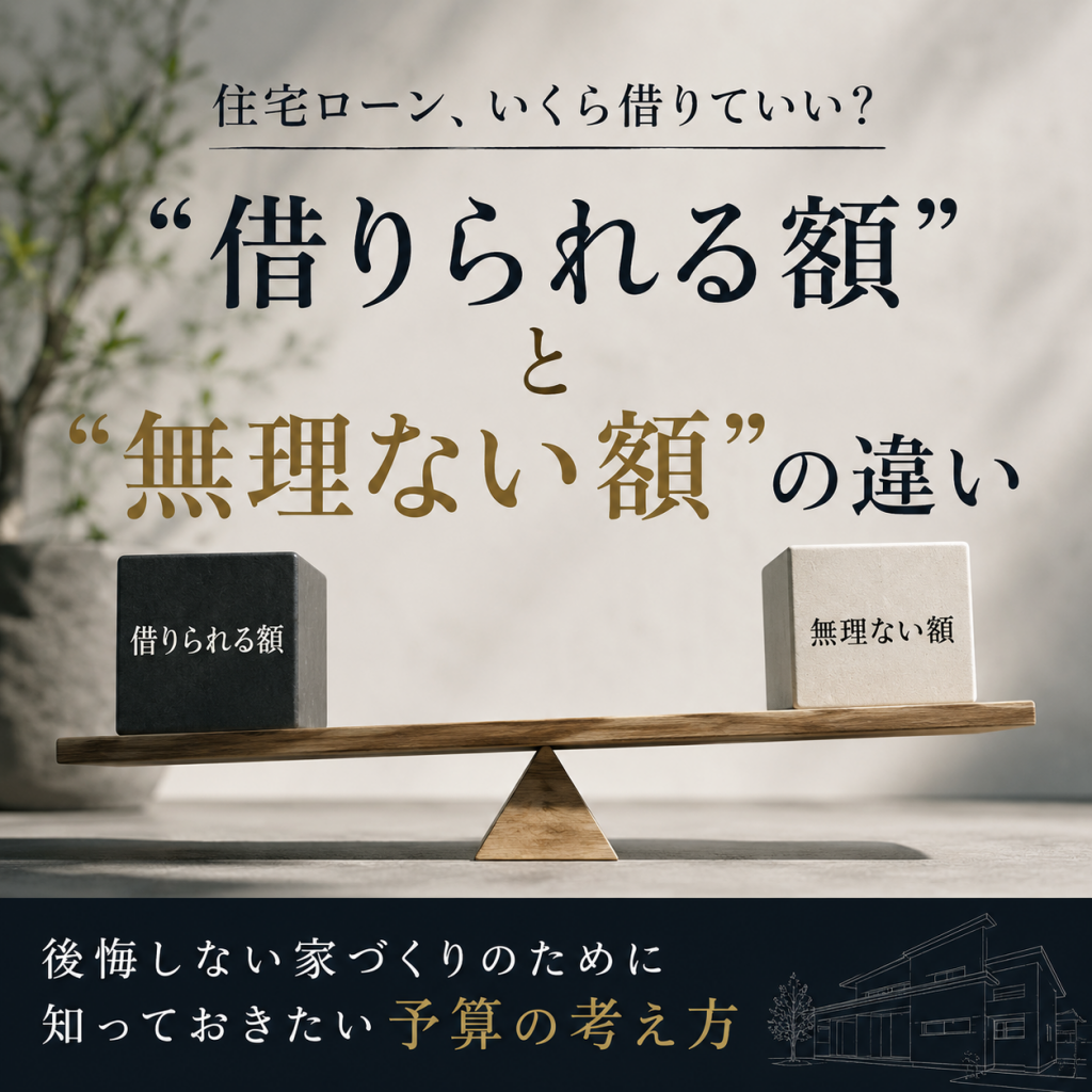 住宅ローン、いくら借りていい？“借りられる額”と“無理ない額”の違い
